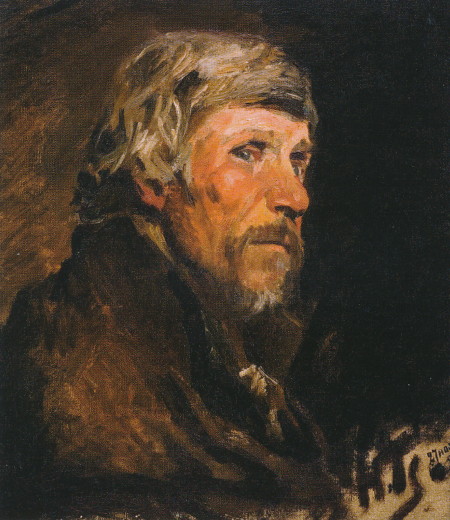 Image - Mykola Ge: Ukrainian Peasant (1887).